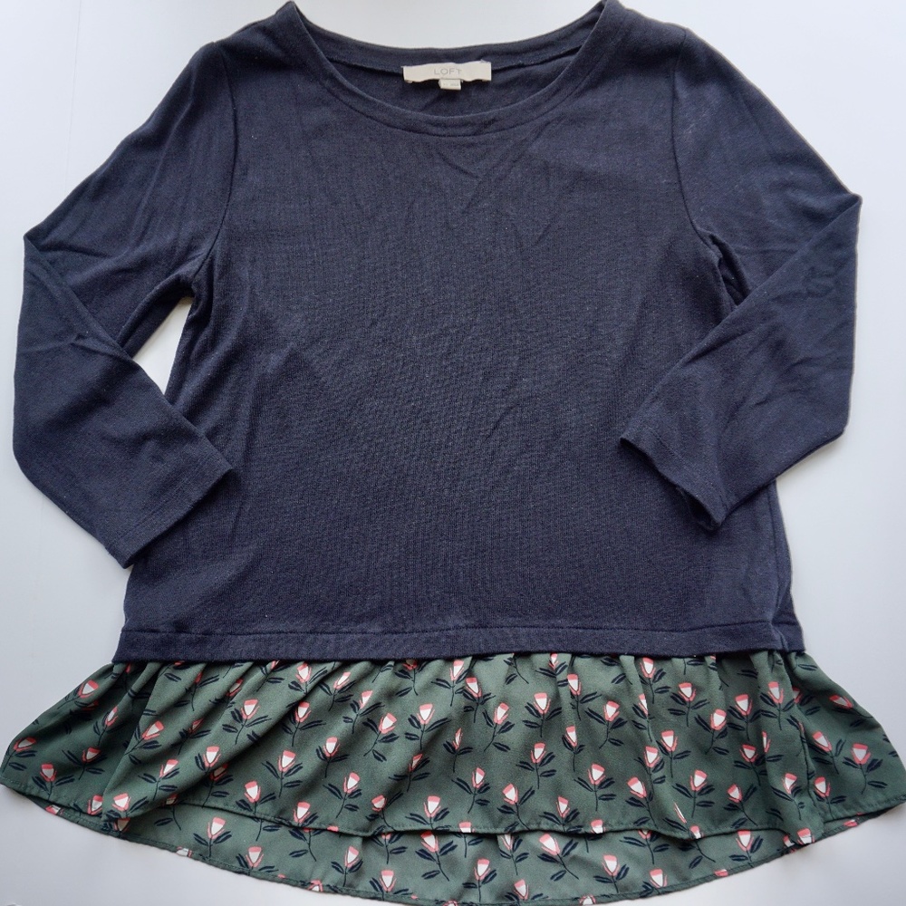 Loft 3/4 Sleeve Blouse - Size XS